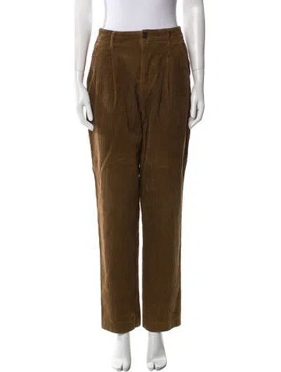 Pre-owned Alex Mill Corduroy Straight Leg Pants In Brown