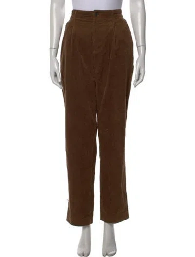 Pre-owned Alex Mill Corduroy Straight Leg Pants In Brown
