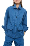 Alex Mill Painter Jacket In Herringbone In Blue