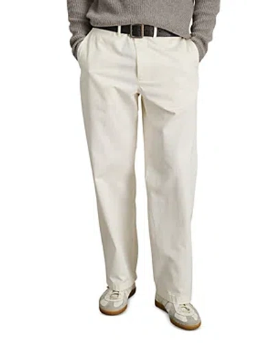 Alex Mill Cotton Regular Fit Chino Trousers In Vintage White