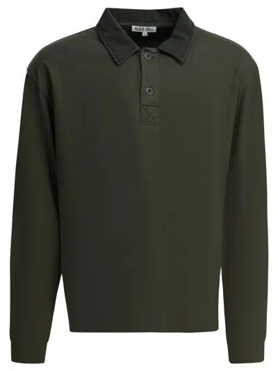 Alex Mill Rugby Polo Shirts Green In Gray