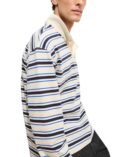 Alex Mill Cotton Striped Rugby Shirt In Multi