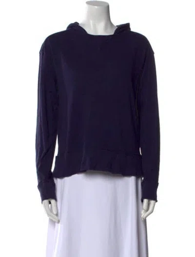 Pre-owned Alex Mill Cowl Neck Long Sleeve Sweatshirt In Purple