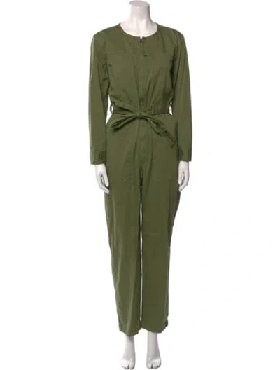 Pre-owned Alex Mill Crew Neck Jumpsuit In Green