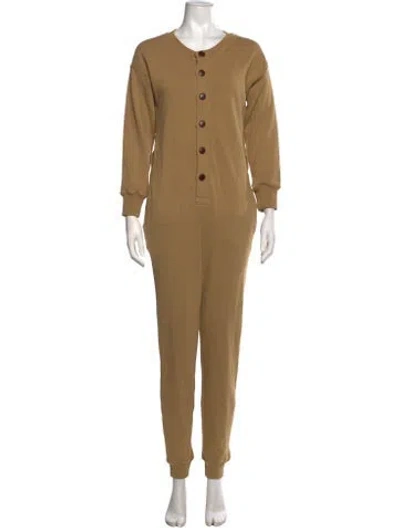 Pre-owned Alex Mill Crew Neck Jumpsuit In Neutrals