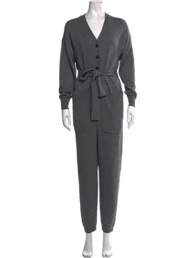 Pre-owned Alex Mill Crew Neck Jumpsuit W/ Tags In Grey