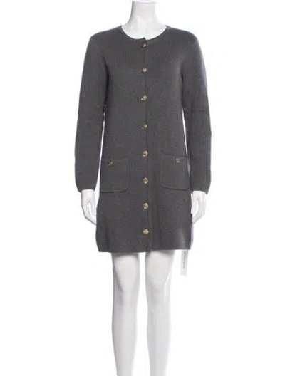 Pre-owned Alex Mill Crew Neck Knee-length Dress In Grey