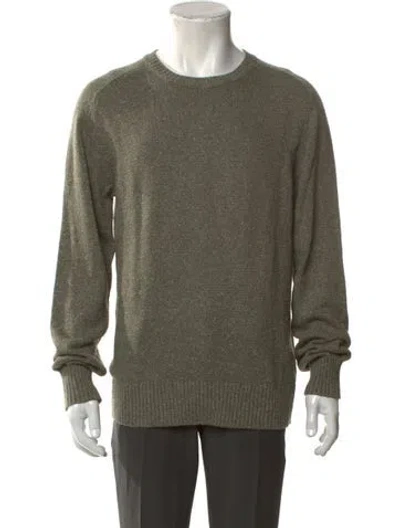 Pre-owned Alex Mill Crew Neck Long Sleeve Pullover In Green