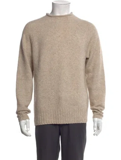 Pre-owned Alex Mill Crew Neck Long Sleeve Pullover In Neutral