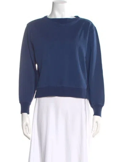 Pre-owned Alex Mill Crew Neck Long Sleeve Sweatshirt W/ Tags In Blue