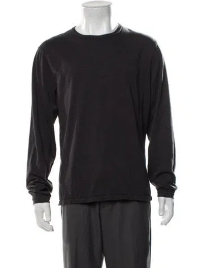 Pre-owned Alex Mill Crew Neck Long Sleeve T-shirt In Grey
