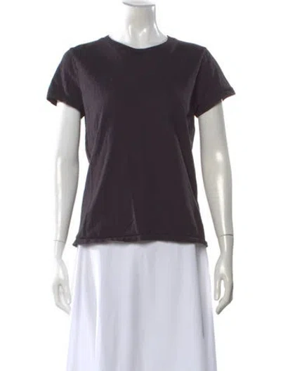 Pre-owned Alex Mill Crew Neck Short Sleeve T-shirt In Black