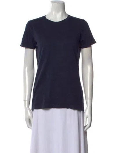 Pre-owned Alex Mill Crew Neck Short Sleeve T-shirt In Blue