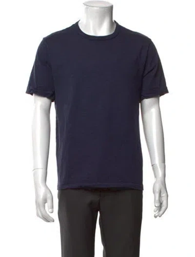 Pre-owned Alex Mill Crew Neck Short Sleeve T-shirt In Blue