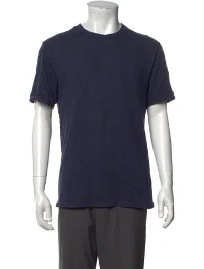 Pre-owned Alex Mill Crew Neck Short Sleeve T-shirt In Blue