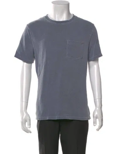 Pre-owned Alex Mill Crew Neck Short Sleeve T-shirt In Blue/grey