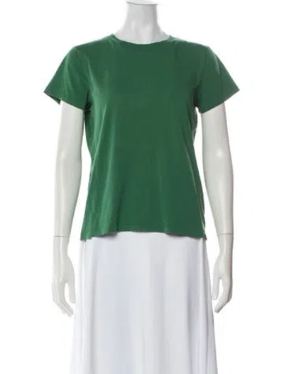Pre-owned Alex Mill Crew Neck Short Sleeve T-shirt In Green