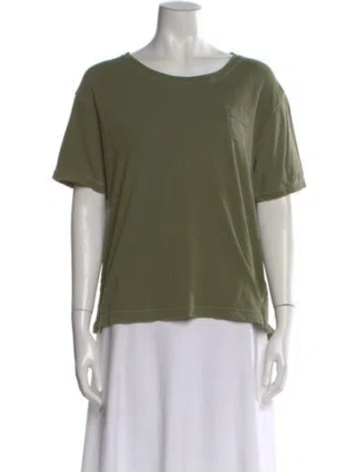Pre-owned Alex Mill Crew Neck Short Sleeve T-shirt In Green