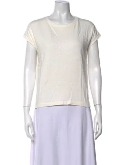 Pre-owned Alex Mill Crew Neck Short Sleeve T-shirt In Neutrals