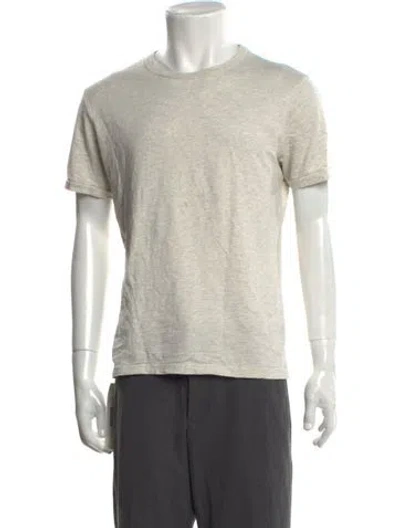 Pre-owned Alex Mill Crew Neck Short Sleeve T-shirt In Neutrals