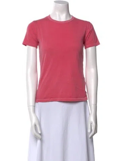 Pre-owned Alex Mill Crew Neck Short Sleeve T-shirt In Pink