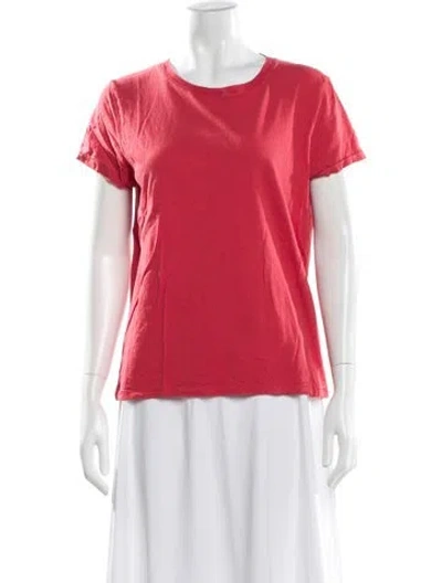 Pre-owned Alex Mill Crew Neck Short Sleeve T-shirt In Pink