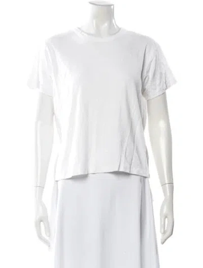 Pre-owned Alex Mill Crew Neck Short Sleeve T-shirt In White