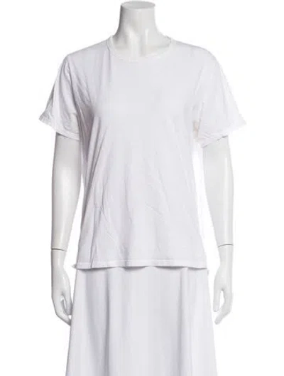 Pre-owned Alex Mill Crew Neck Short Sleeve T-shirt In White