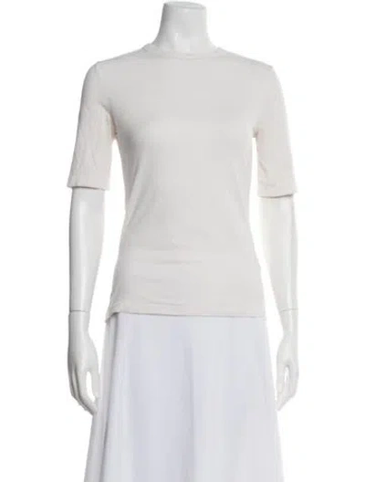 Pre-owned Alex Mill Crew Neck Short Sleeve T-shirt In White