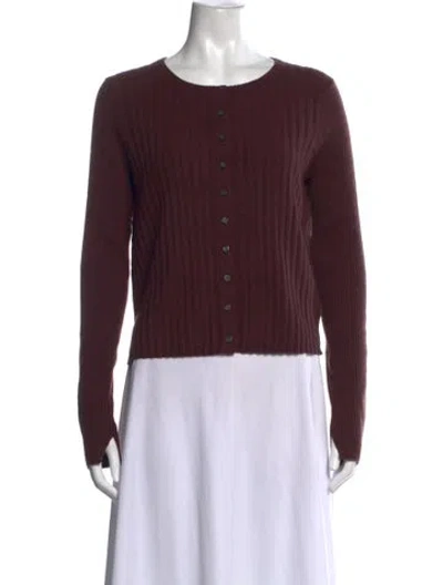 Pre-owned Alex Mill Crew Neck Sweater W/ Tags In Burgundy