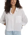 Alex Mill Cropped Jo Shirt In White