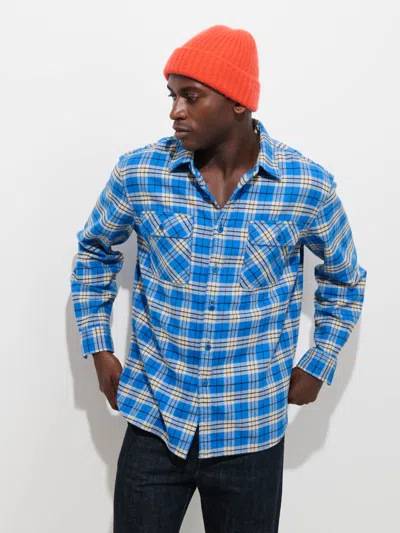 Alex Mill Cyrus Shirt In Flannel In Multi