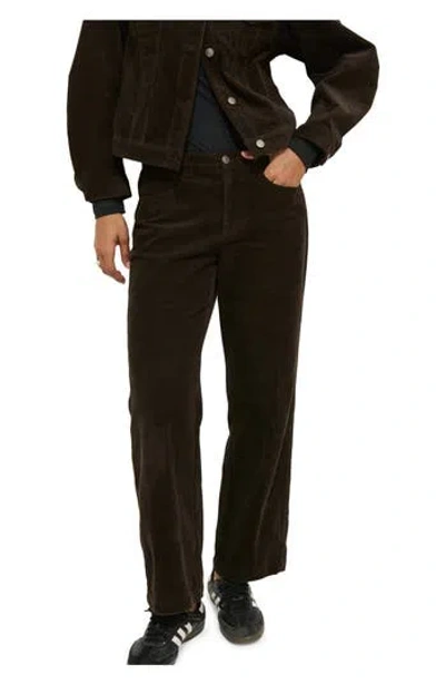 Alex Mill Darci Corduroy Chinos In Chocolate