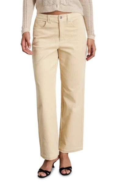 Alex Mill Camden Cotton-corduroy Straight-leg Pants In Light Bone