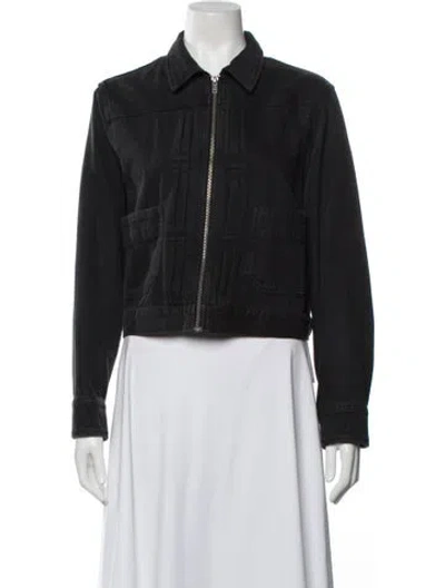 Pre-owned Alex Mill Denim Jacket In Black