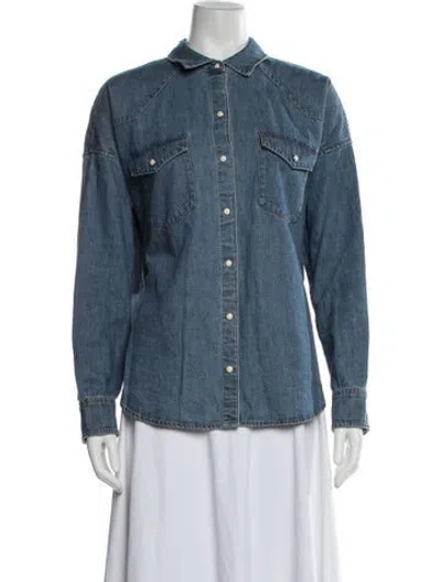 Pre-owned Alex Mill Denim Jacket In Blue