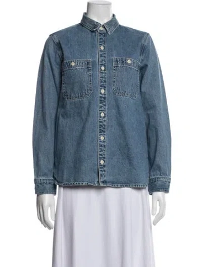 Pre-owned Alex Mill Denim Jacket In Blue