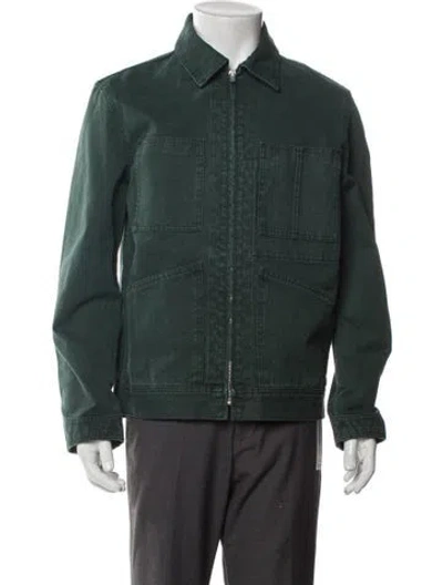Pre-owned Alex Mill Denim Jacket W/ Tags In Green
