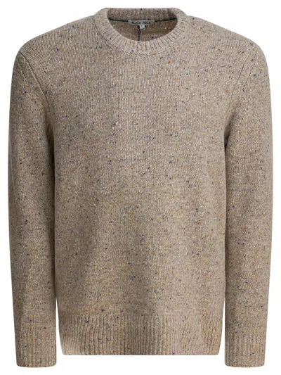 Alex Mill Donegal Knitwear Beige In Gray