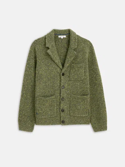 Alex Mill Donegal Mitchell Cardigan In Green