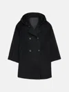 Alex Mill Double Breasted Coat In Cashmere In Black