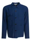 Alex Mill Garment Dyed Work Jacket In Upcycled Denim In Blue