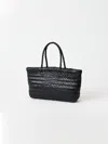 Alex Mill Dragon Diffusion Mini Flat Gora Bag In Black