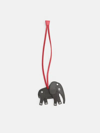 Alex Mill Elephant Charm In Leather