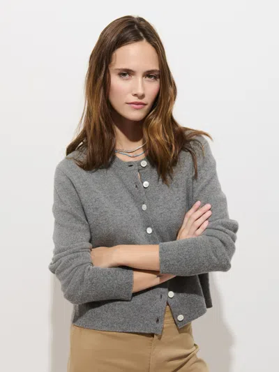 Alex Mill Elizabeth Street Cardigan In Merino Wool In Gray