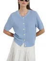 Alex Mill Elle Sweater In Cotton Linen In Hydrangea