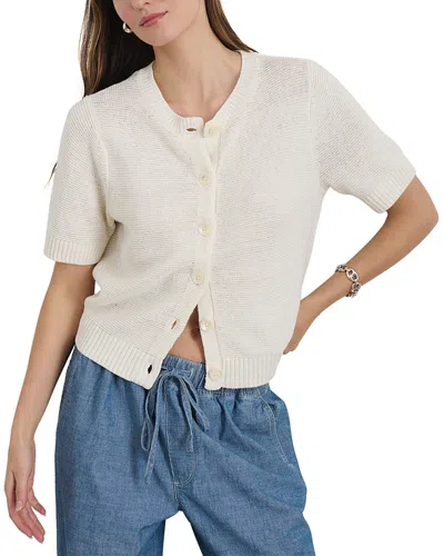 Alex Mill Elle Sweater In Cotton Linen In Off White