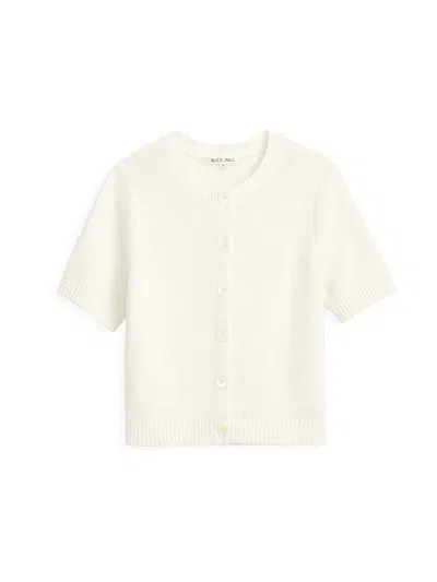 Alex Mill Elle Sweater In Cotton Linen In Off White