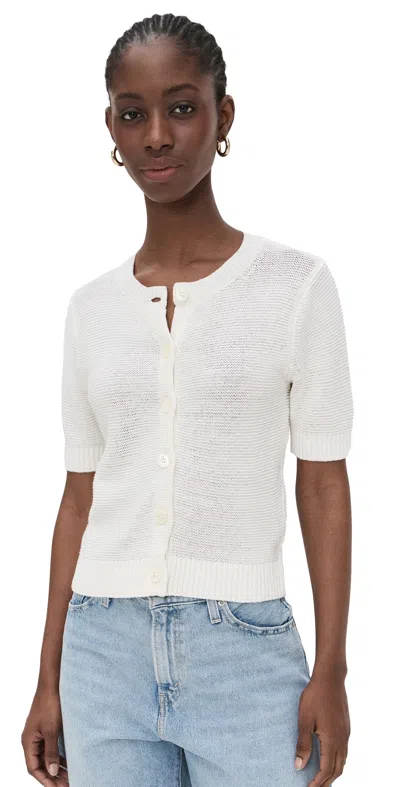 Alex Mill Elle Sweater In Linen Cotton Off White