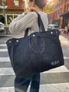 Alex Mill Embroidered Perfect Weekend Tote In Navy